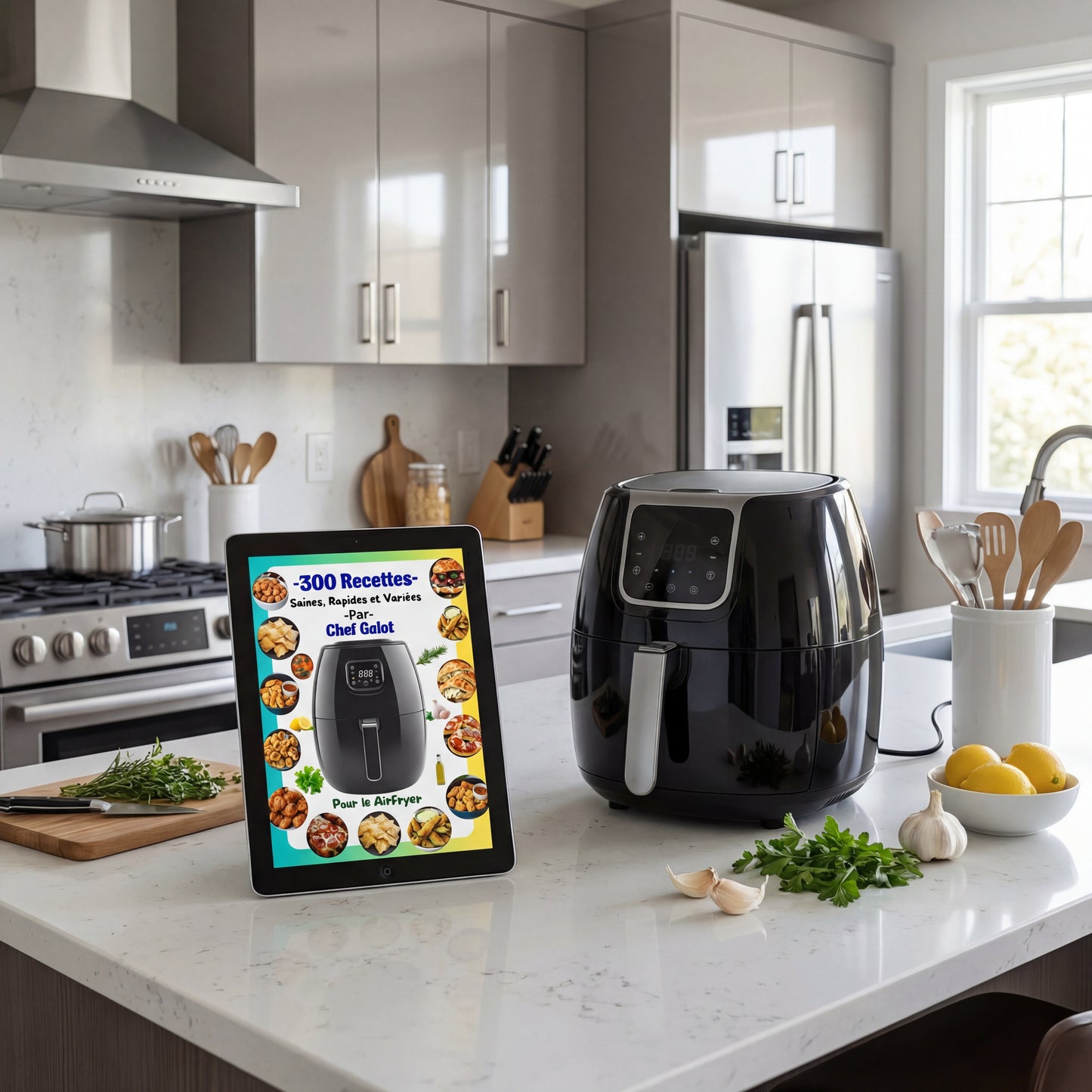 Ebook Digital – 300 Recettes AirFryer par Chef Galot (PDF à télécharger)