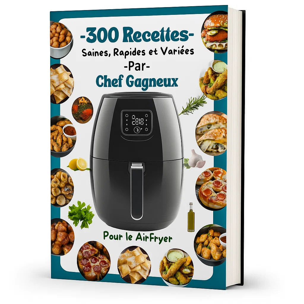 300 Recettes Saines, Rapides et Variées pour le AirFryer par Chef Gagneux 