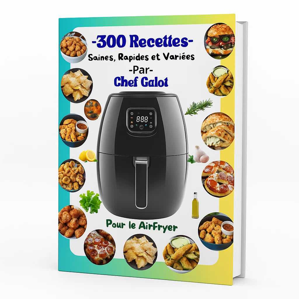 Ebook Digital – 300 Recettes AirFryer par Chef Galot (PDF à télécharge ...