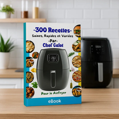 300 Recettes Saines, Rapides et Variées pour le AirFryer par Chef Galot 