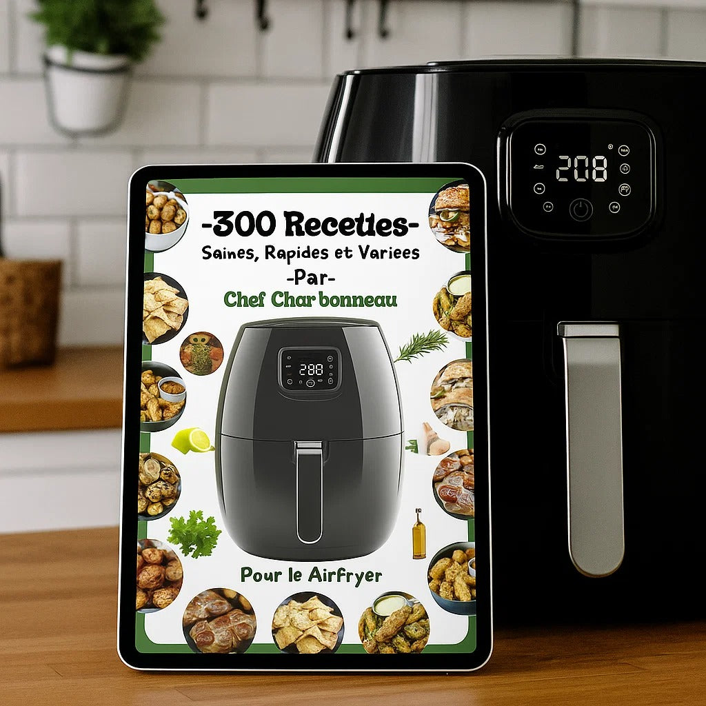 300 Recettes Saines, Rapides et Variées pour le AirFryer par Chef Charbonneau
