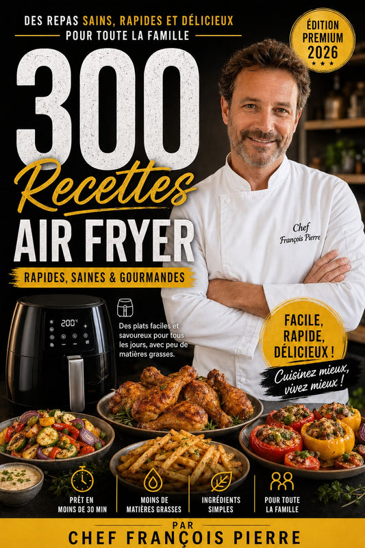 300 recettes Air Fryer par Chef François Pierre